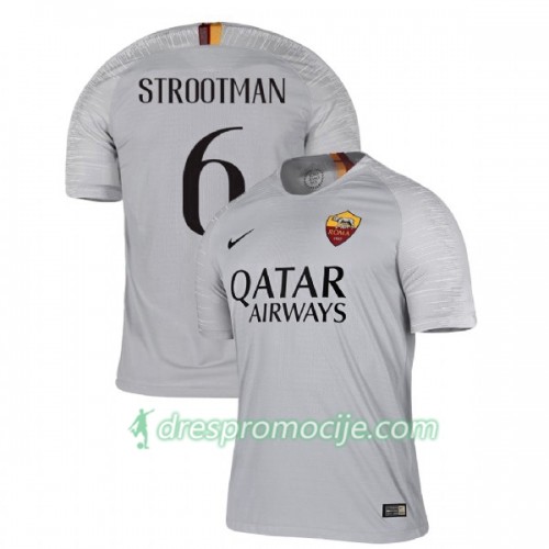 AS Roma Dres Strootman 6 Gostujući 2018/19 Kratkih Rukava AS Roma Dres Strootman 6 Gostujući 2018/19 Kratkih Rukava